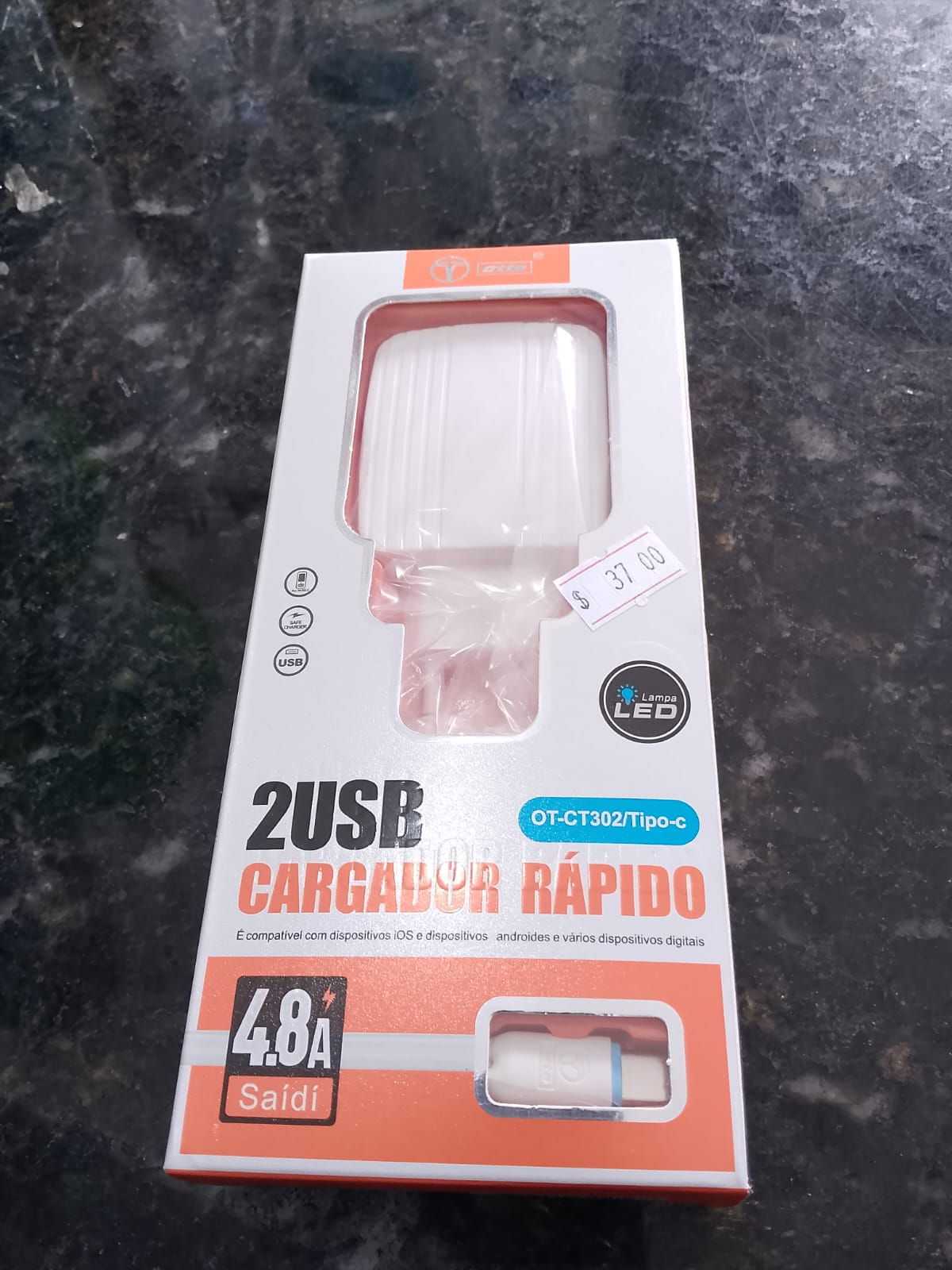 CARREGADOR DE CELULAR - TIRBO